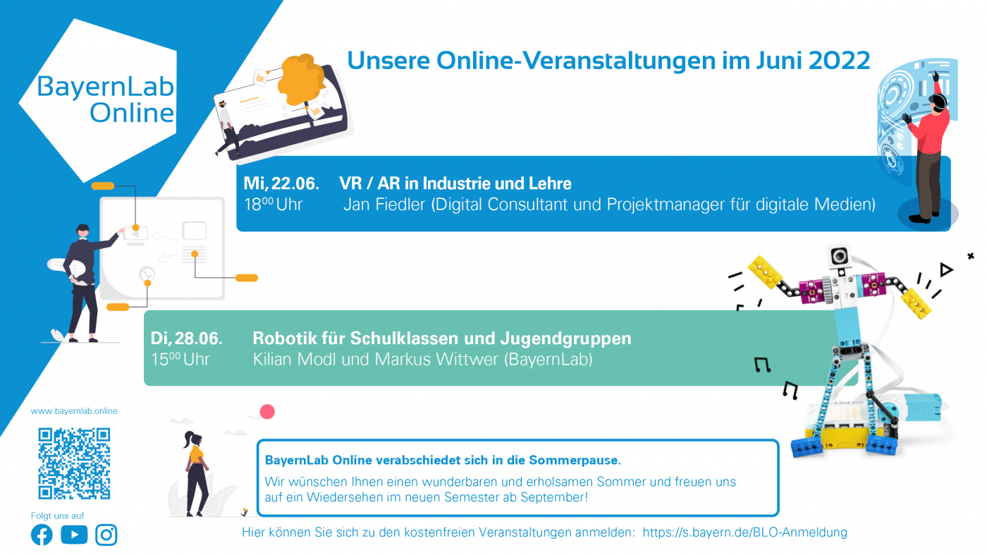 BayernLab Online Programm im Juni
